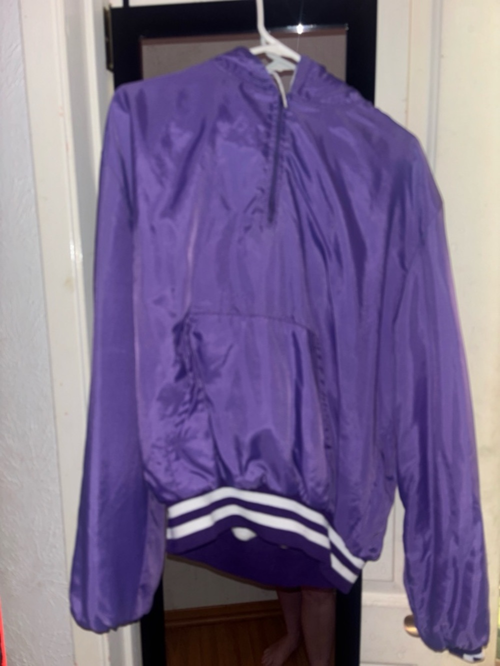 Holloway Purple Pullover Hooded Anorak